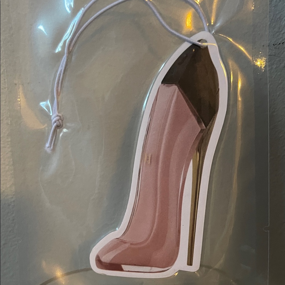 Carolina Herrera Pink and Black High Heel Car Freshie